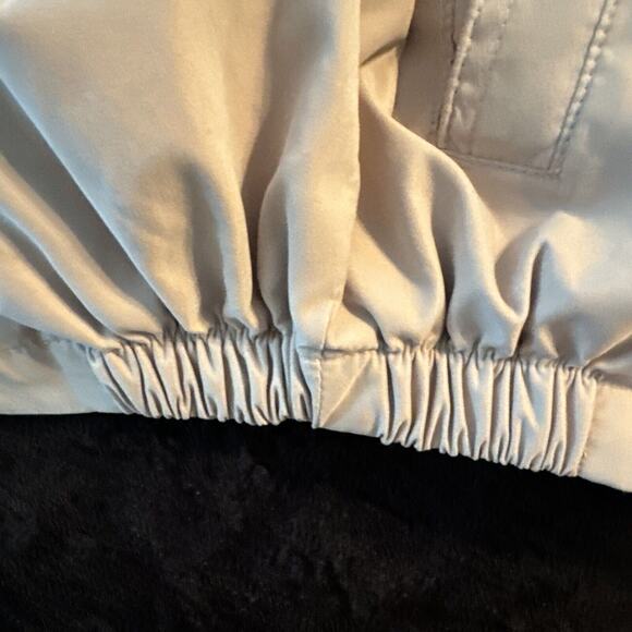 IZOD Jacket Men Medium Beige Long Sleeve Polyester Blend Mesh Lined Full Zip - Picture 8 of 10